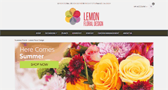 Desktop Screenshot of lemonfloraldesign.com